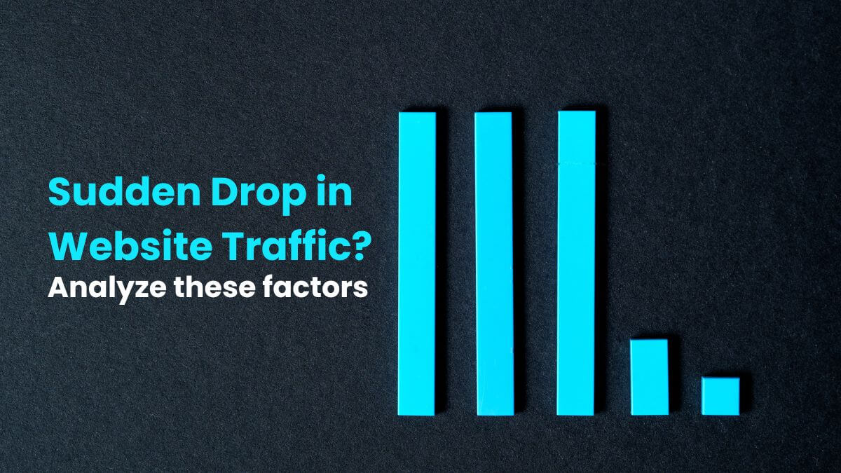 sudden drop in website traffic